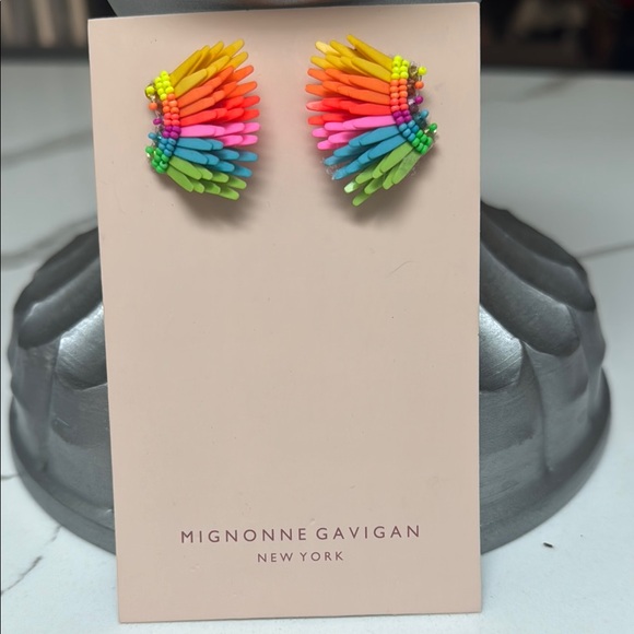 Mignonne Gavigan Rainbow Beaded Earrings - Picture 2 of 3